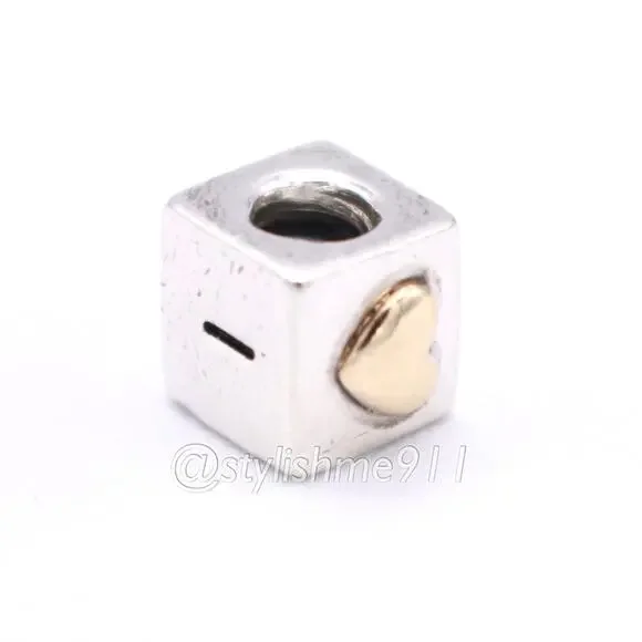 Authentic PANDORA I Love You Charm with 14K Gold - 790200